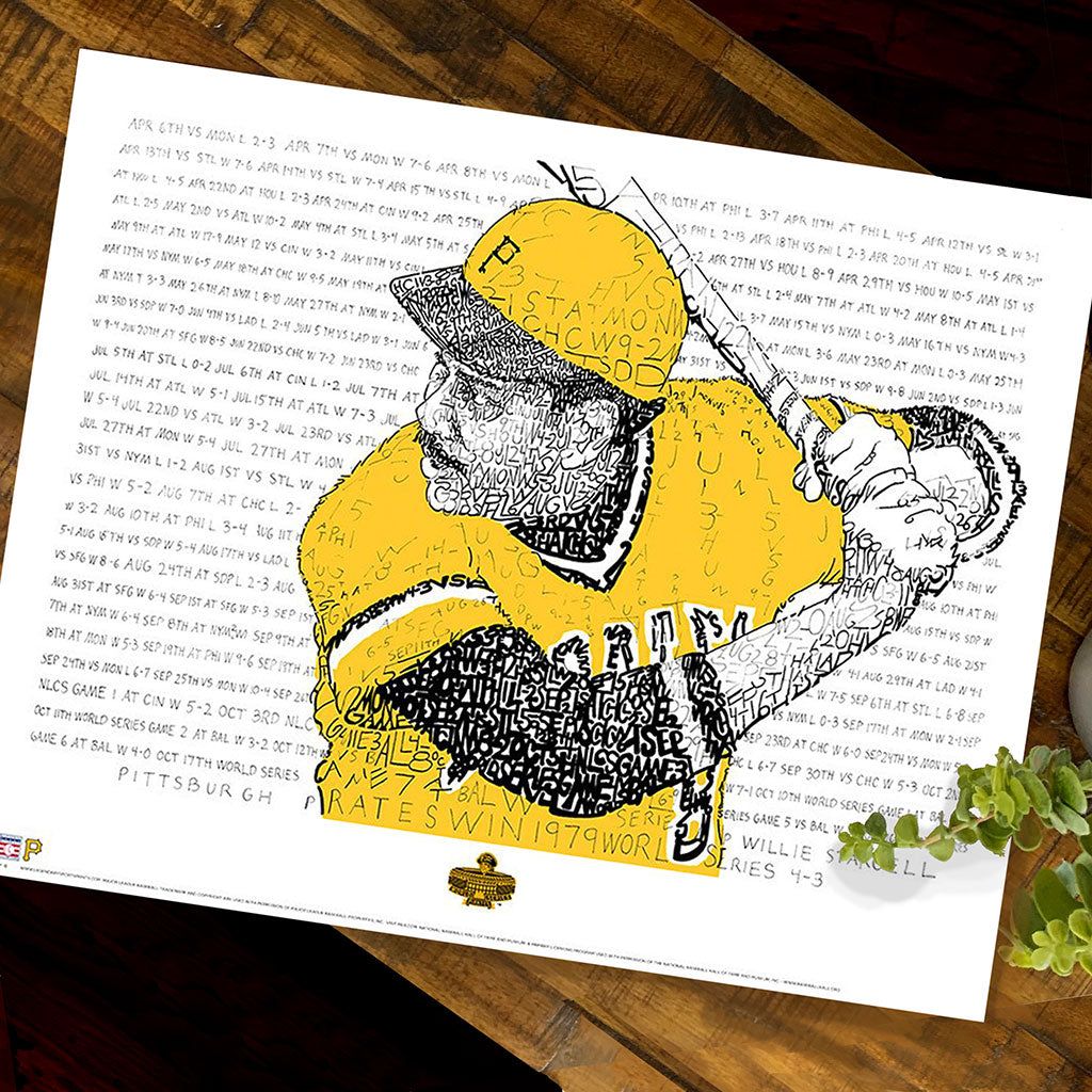 Pittsburgh Pirates 1979 uniform artwork, This is a highly d…