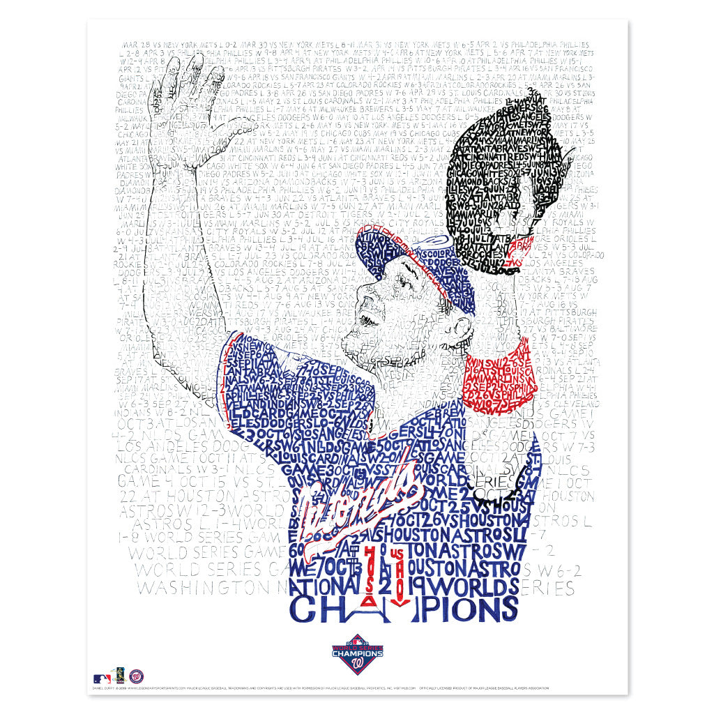 Washington Nationals 2019 World Series Poster FOR SALE