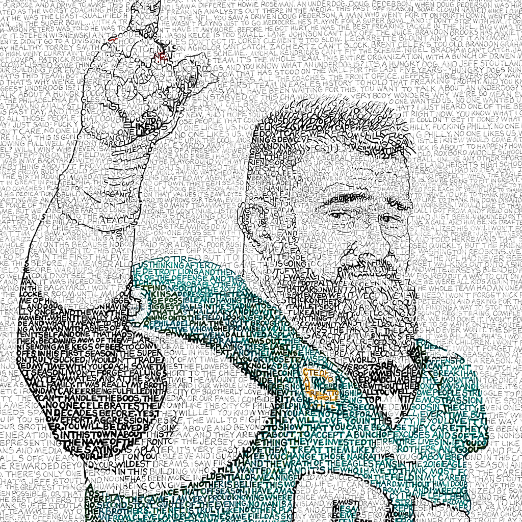 Jason Kelce | Philadelphia Eagles Gifts | Art of Words