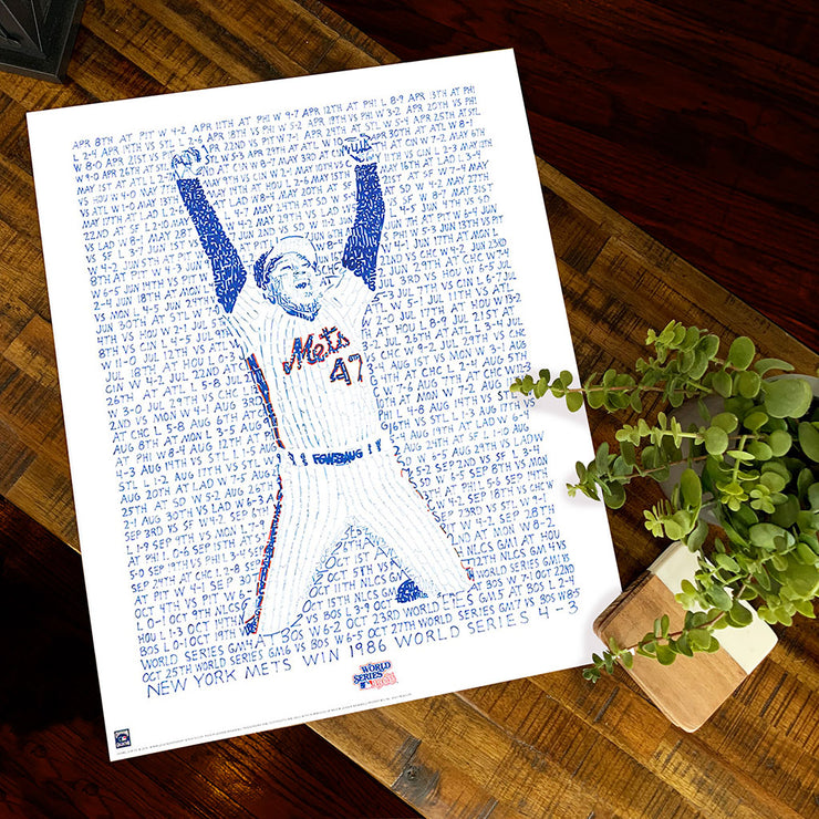 1986 New York Mets World Series, Mets Poster