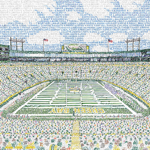 Unique Packers art will grace Lambeau Field